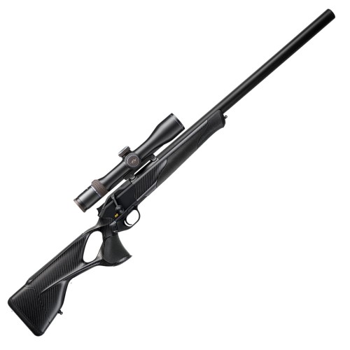 Blaser R8 Ultimate Carbon Silence – widok ogólny sztucera R8 karbonowego z tłumikiem