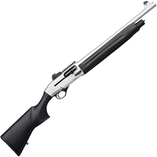 Strzelba Beretta 1301 Tactical Inox - widok z lewego boku pod kątem, pełna sylwetka