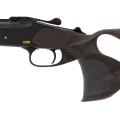 Sztucer Łamany Blaser K95 Ultimate - zbliżenie na baskile i zamek