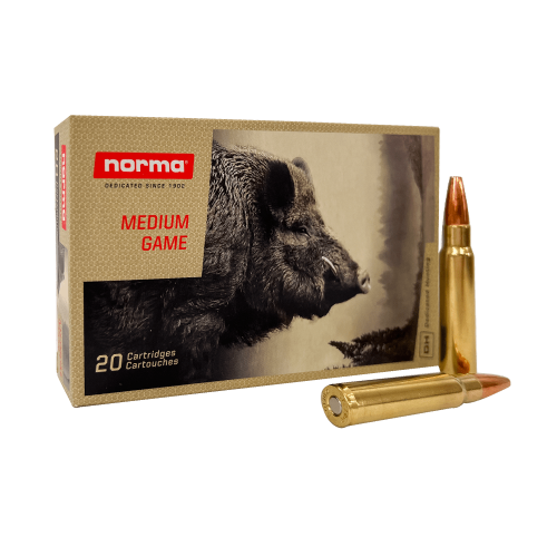 Amunicja Norma Vulkan 8x57 JS 12,7 g - opakowanie naboi linii Vulkan Medium Game