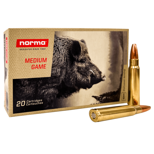 Amunicja Norma Vulkan 8x62 S 12,7 g - opakowanie naboi linii Vulkan Medium Game