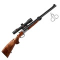 Dryling Blaser D99 Luxus LH – prawy profil zdobionego drilinga leworęcznego
