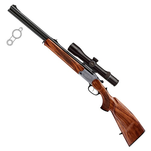 Kniejówka Blaser BBF 97 Prestige LH – widok ogólny leworęcznej broni łączonej