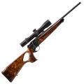 Sztucer Blaser R8 Success LH – widok z prawej z lunetą