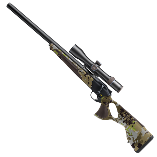 Sztucer Blaser R8 Ultimate Silence Leather HunTec Camo LH – widok ogólny