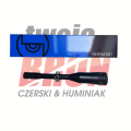Luneta celownicza Gerhardt leżąca pod niebieskim pudełkiem producenta