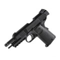 Pistolet Hammerli Arms Forge H1 – widok pod kątem, lufa skierowana w dół