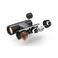 Lornetka Zeiss Conquest HDX 10x32 z przekrojem układu optycznego, prezentująca rozmieszczenie soczewek i pryzmatów