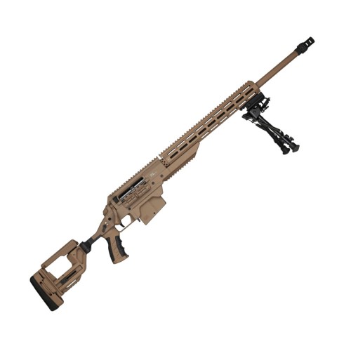 Sztucer Steyr Arms SSG M1 - widok z lewej strony, kolor piaskowy (coyote)