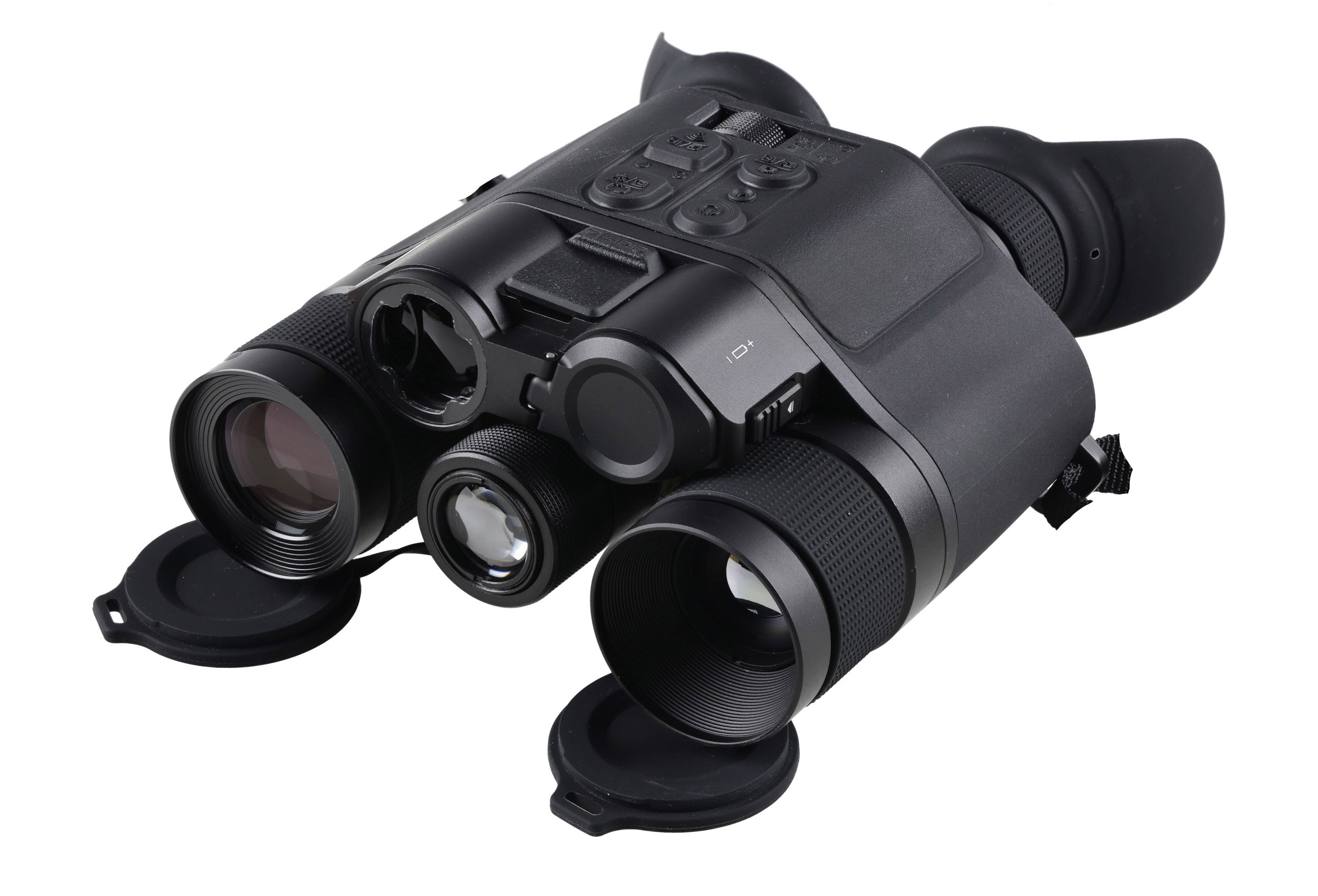 Lornetka multispektralna termowizyjna termowizor z dalmierzem PARD Osprey 4K 25/50 mm LRF z IR 850 nm - widok ukośny z góry