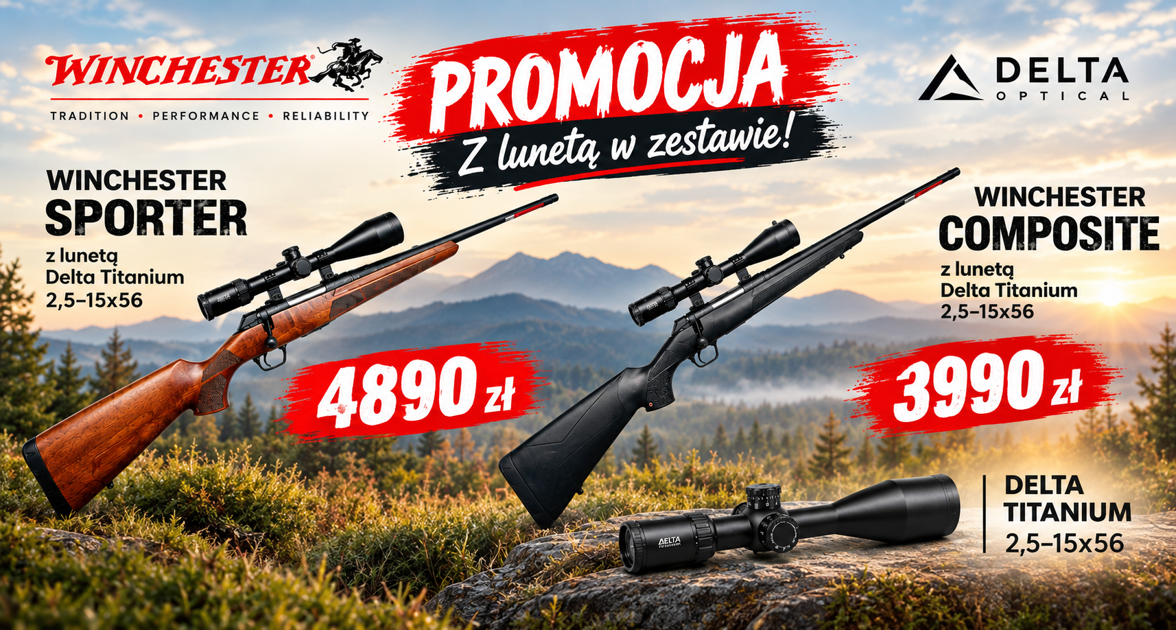 Promocja XPR + luneta Delta