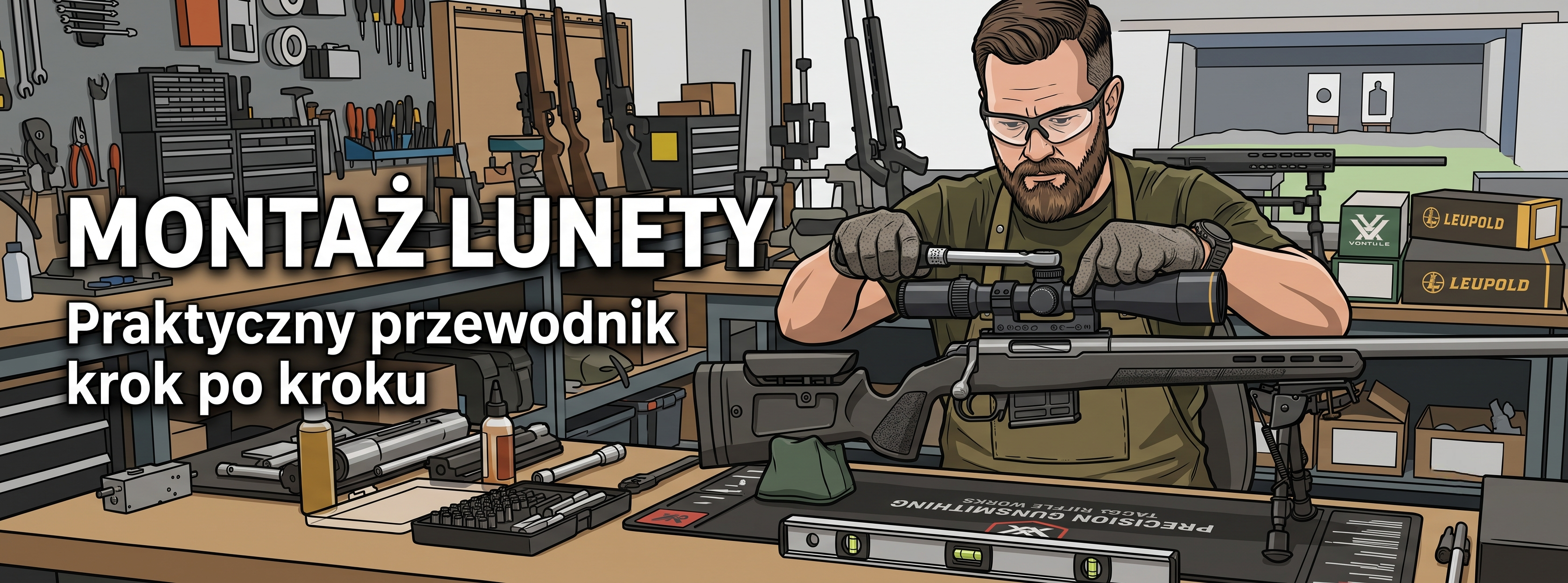 Montaż lunety i przystrzelanie broni – jak to zrobić prawidłowo?